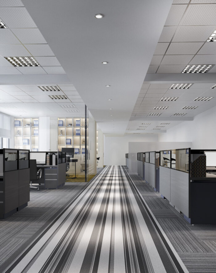 3d rendering business meeting and working room on office building 3d rendering business meeting and working room on office building